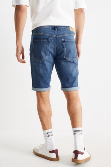 Hommes - Short en jean - LYCRA® - jean bleu