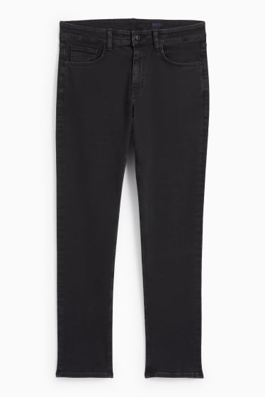 Heren - Premium Denim by C&A - slim jeans - zwart