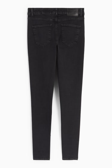 Women - Premium Denim by C&A - skinny jeans - mid waist - black