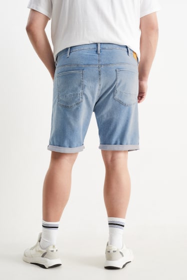 Hommes - Short en jean - flex jog denim - LYCRA® - jean bleu clair