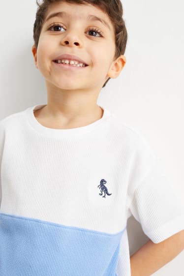 Kinderen - Dino - T-shirt - wit