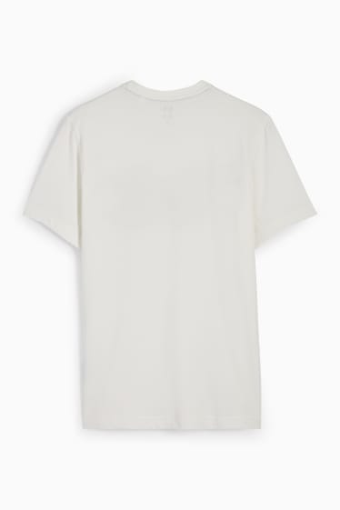 Mężczyźni - Koszulka funkcyjna - kremowobiały