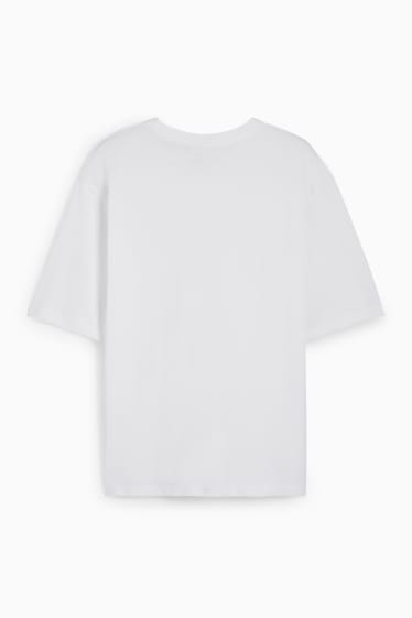 Herren - Oversized-T-Shirt - weiß