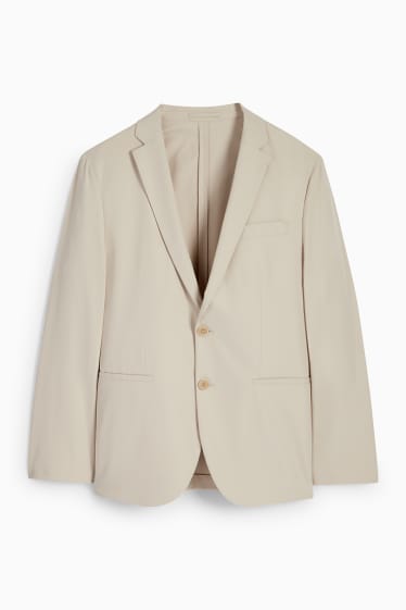 Hommes - Veste de costume - slim fit - Flex - beige