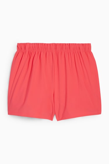Damen - Funktions-Shorts - 4 Way Stretch - 2-in-1-Look - pink