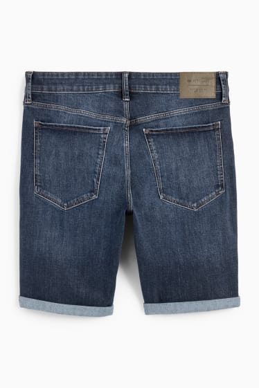 Uomo - Shorts di jeans - LYCRA® - jeans blu scuro