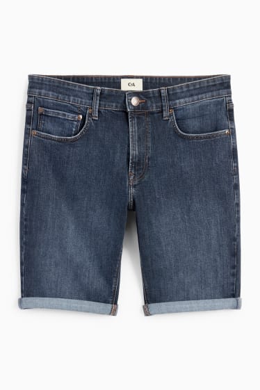 Herren - Jeans-Shorts - LYCRA® - dunkeljeansblau