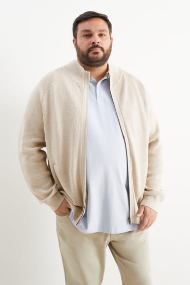 Uomo - Cardigan - beige chiaro