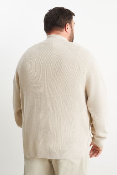 Uomo - Cardigan - beige chiaro