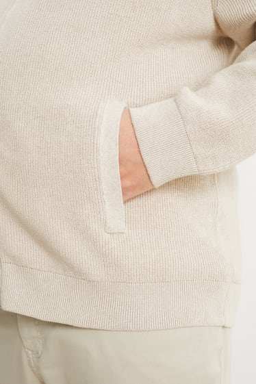 Uomo - Cardigan - beige chiaro