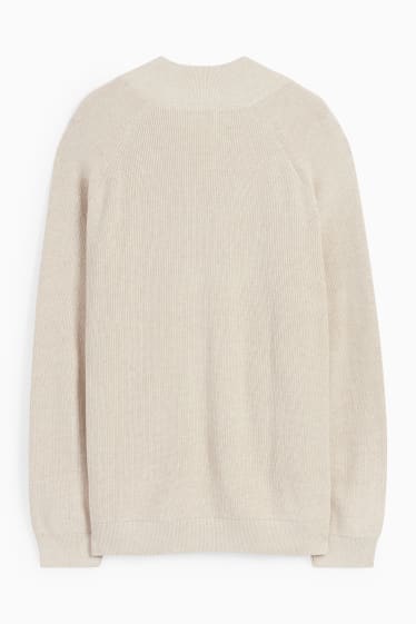 Uomo - Cardigan - beige chiaro