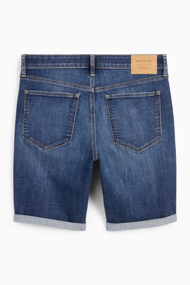 Pánské - Džínové šortky - džíny - modré