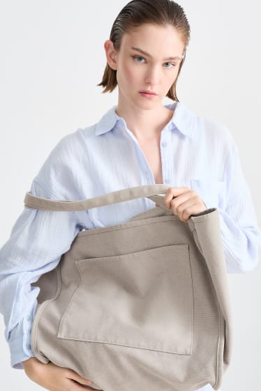 Dames - Tas - taupe