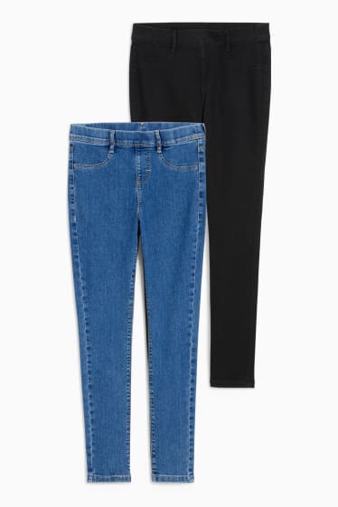 Bambini - Confezione da 2 - jeggings - jeans blu