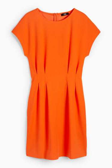 Kobiety - Sukienka fit & flare - pomarańczowy