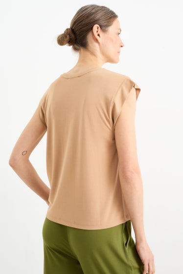 Mujer - Camiseta - beige claro