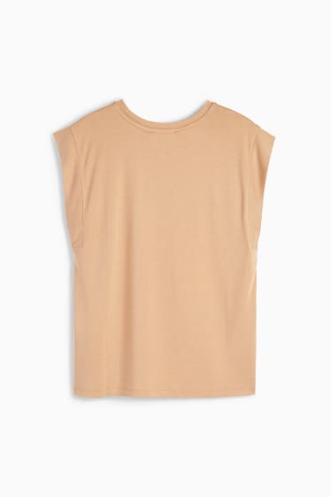 Mujer - Camiseta - beige claro