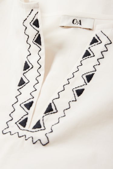 Damen - Rangsutra x C&A - Tunika - cremeweiss