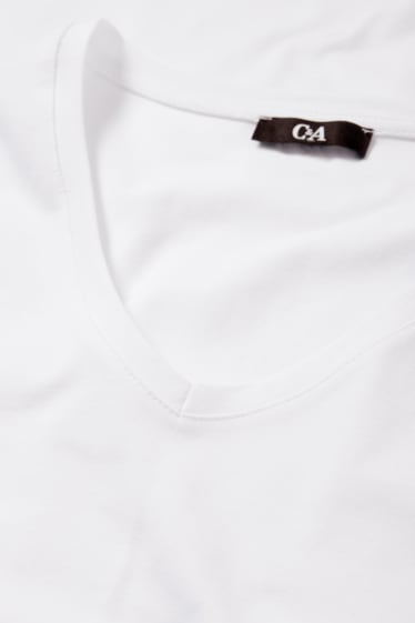 Mujer - Pack de 2 - camisetas - LYCRA® - blanco