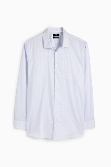 Hombre - Camisa - regular fit - cutaway - azul claro