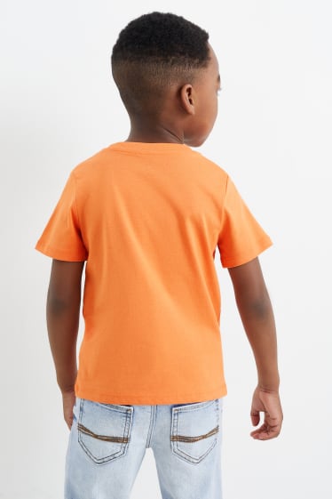 Dětské - Multipack 3 ks - Pokémon - tričko s krátkým rukávem - oranžová