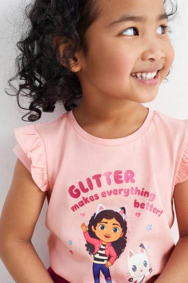 Niños - La casa de muñecas de Gabby - camiseta de manga corta - rosa