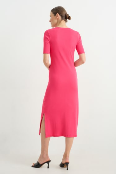 Mujer - Vestido estilo camiseta - rosa oscuro