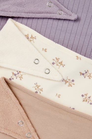 Nadó nen - Paquet de 3 - ossets - pitet bandana per a nadó - violeta clar