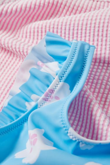Bambini - Confezione da 2 - costume da bagno e bikini - LYCRA® XTRA LIFE™ - rosa
