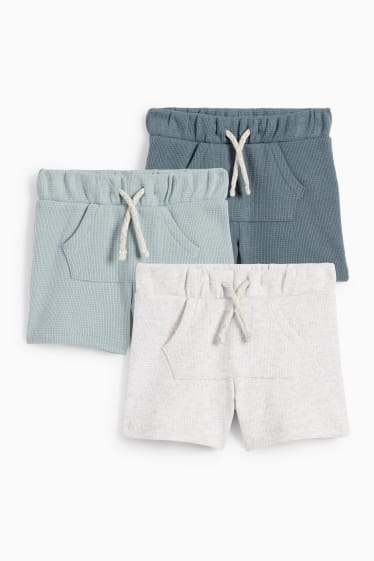 Neonati - Confezione da 3 - shorts per neonati - verde