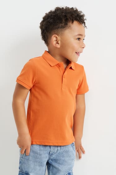 Dzieci - Koszulka polo - pomarańczowy