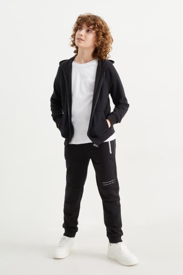 Enfants - Lot de 2 - pantalon de jogging - noir