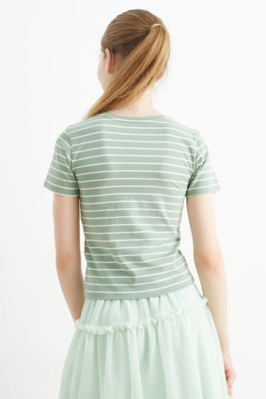 Dětské - Multipack 3 ks - tričko s krátkým rukávem - zelená