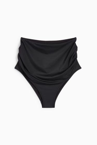 Donna - Slip bikini premaman - vita alta - LYCRA® XTRA LIFE™ - nero