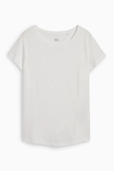 Dames - Basic T-shirt - wit