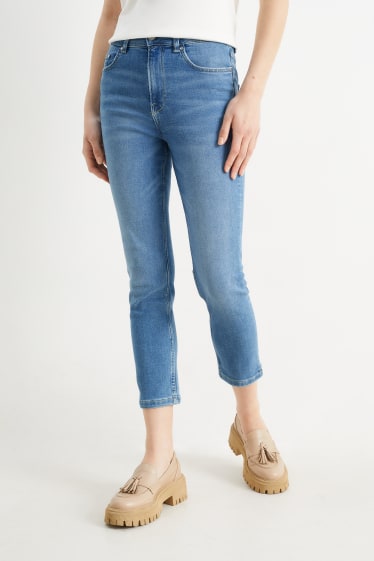 Mujer - Slim jeans - high waist - vaqueros - azul claro