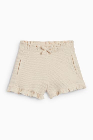 Kinder - Shorts - cremeweiss