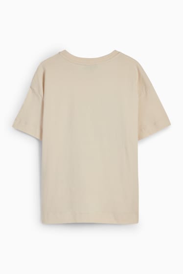 Women - T-shirt - light beige