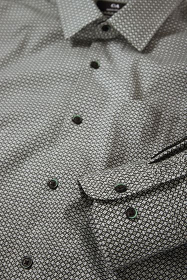 Herren - Businesshemd - Regular Fit - Kent - bügelleicht  - anthrazit
