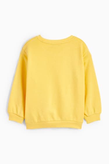 Kinder - Schmetterling - Sweatshirt - gelb
