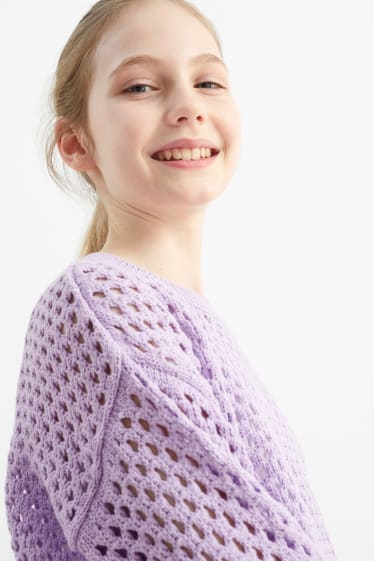 Dzieci - Sweter - jasnofioletowy