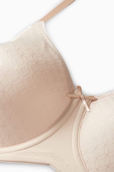 Donna - Reggiseno minimizer con ferretti - beige chiaro