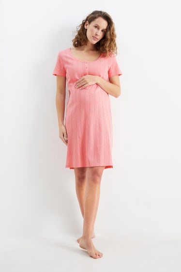 Women - Nursing nightdress - pink