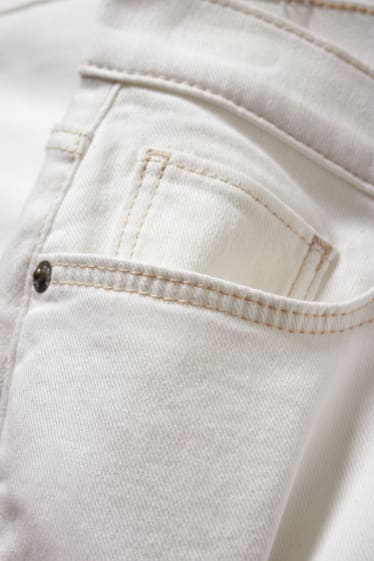 Femmes - Jupe en jean - blanc crème