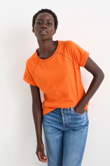 Donna - T-shirt - arancione