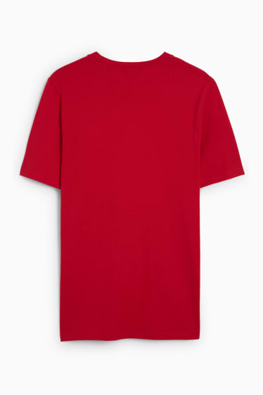 Hombre - Camiseta - rojo