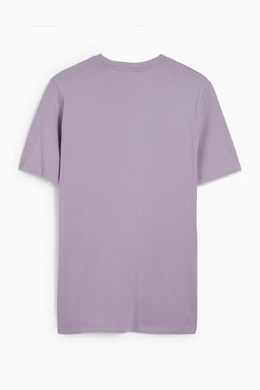 Pánské - Tričko - světle fialová