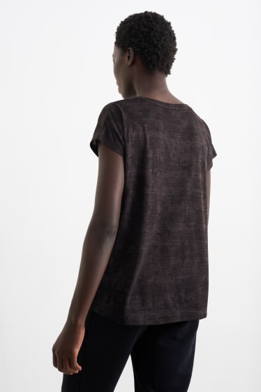 Femei - Tricou funcțional - cu model - negru