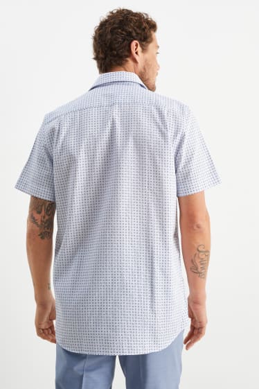 Heren - Business-overhemd - regular fit - kent - gemakkelijk te strijken - wit