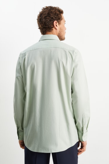 Heren - Oxford overhemd - regular fit - Kent - gemakkelijk te strijken - lichtgroen